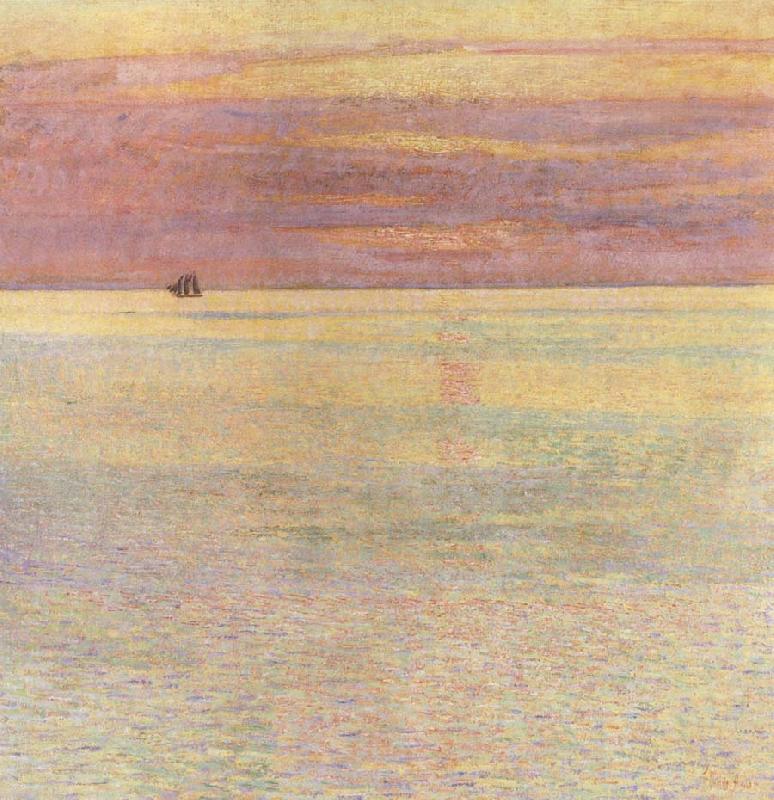 Childe Hassam Sunset at Sea